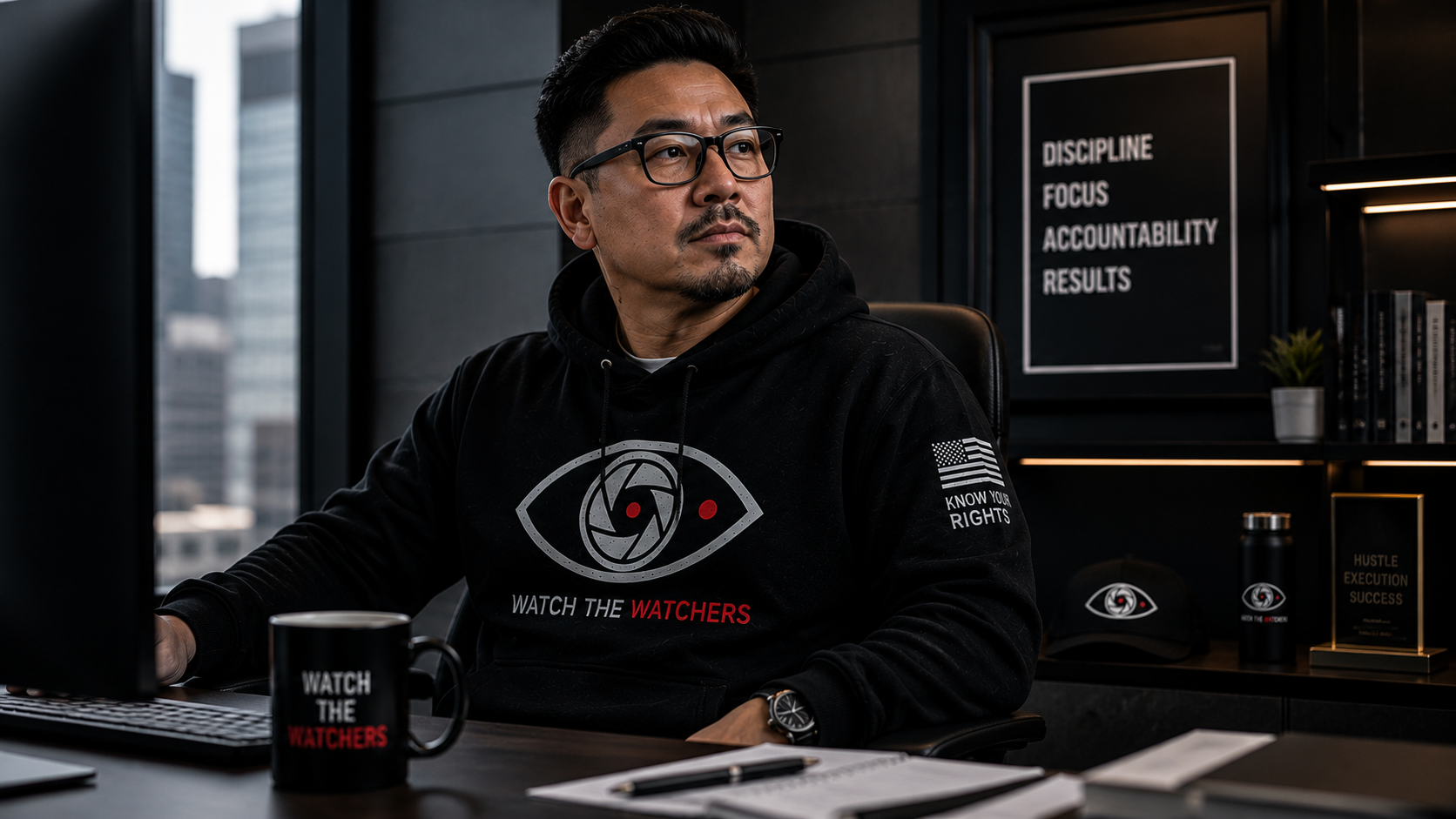 Watch The Watchers Freedom Hoodie