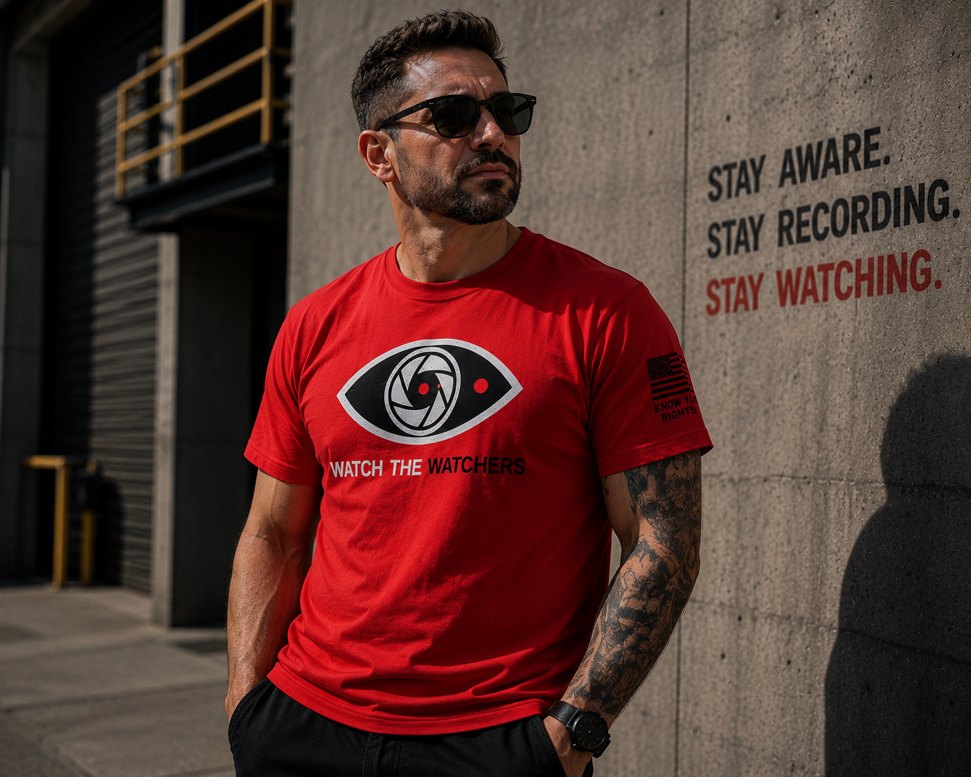 Watch The Watchers Classic Logo Tee